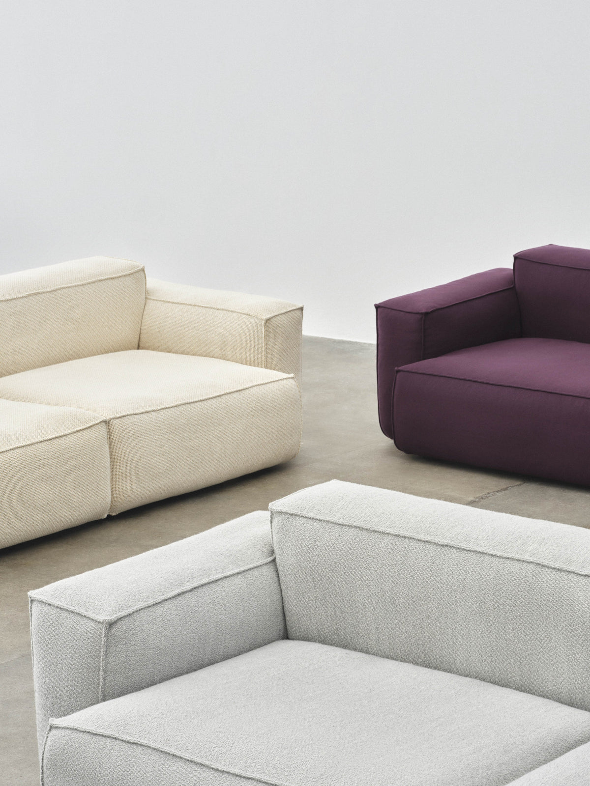 Canapés Mags Soft Low déhoussables de Hay en plusieurs compositions et coloris, vue d&