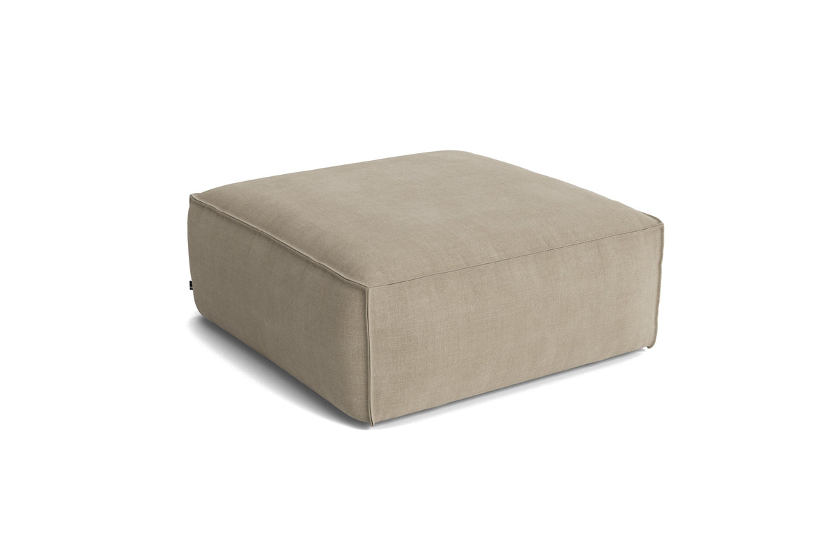 Ottoman S01RC du canapé Mags Soft Low déhoussable de Hay, ottoman XS, tissu Linara 216