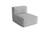 Module S1063RC du canapé Mags Soft Low déhoussable de Hay, module intérieur étroit, tissu Steelcut Trio 113