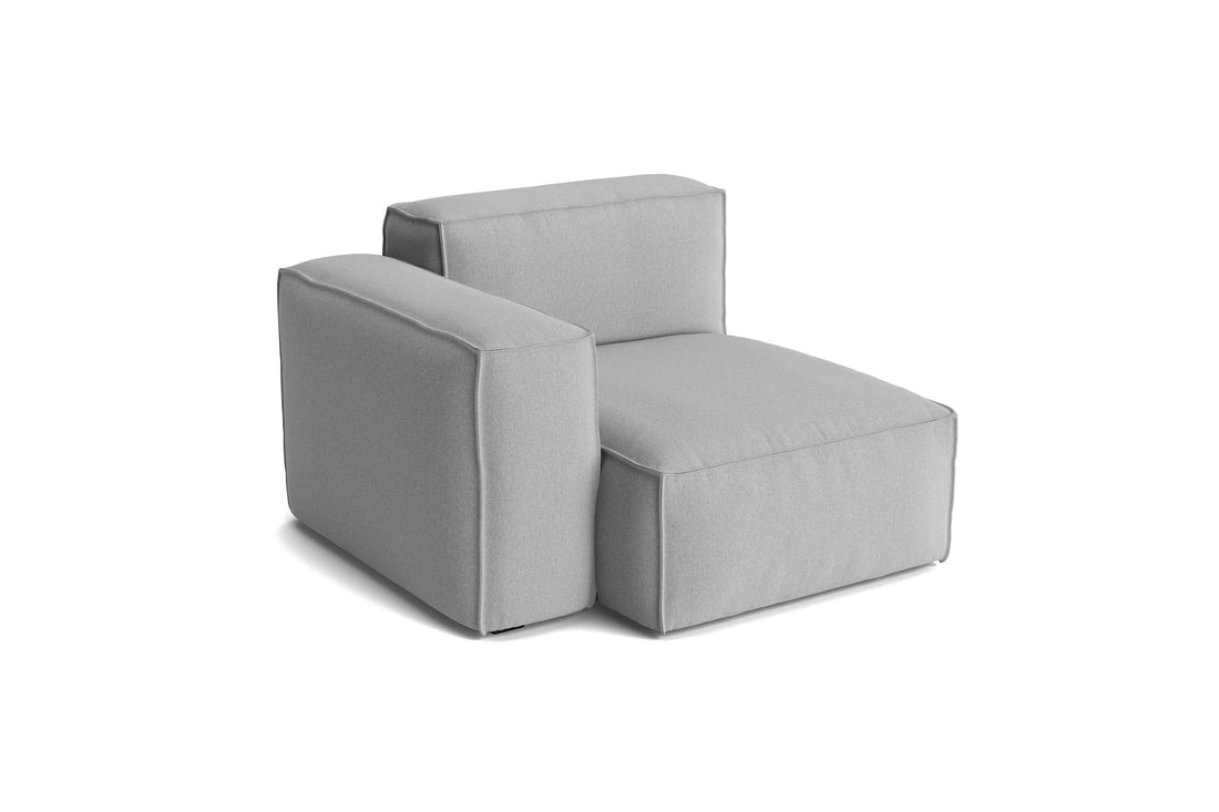 Module S1064RC du canapé Mags Soft Low déhoussable de Hay, accoudoir gauche étroit, tissu Steelcut Trio 113