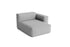 Module S8265RC du canapé Mags Soft Low déhoussable de Hay, méridienne droite large, tissu Steelcut Trio 113