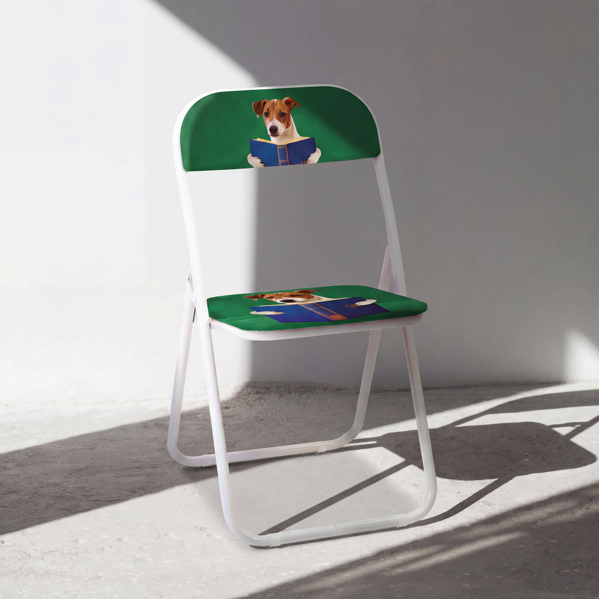 Chaise pliante Nerdy Dog de ToiletPaper - Seletti-vue 2-The Woods Gallery