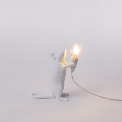 Lampe Mouse Lamp Step blanche de Marcantonio - Seletti-vue 9-The Woods Gallery
