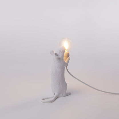 Lampe Mouse Lamp Step blanche de Marcantonio - Seletti-vue 10-The Woods Gallery