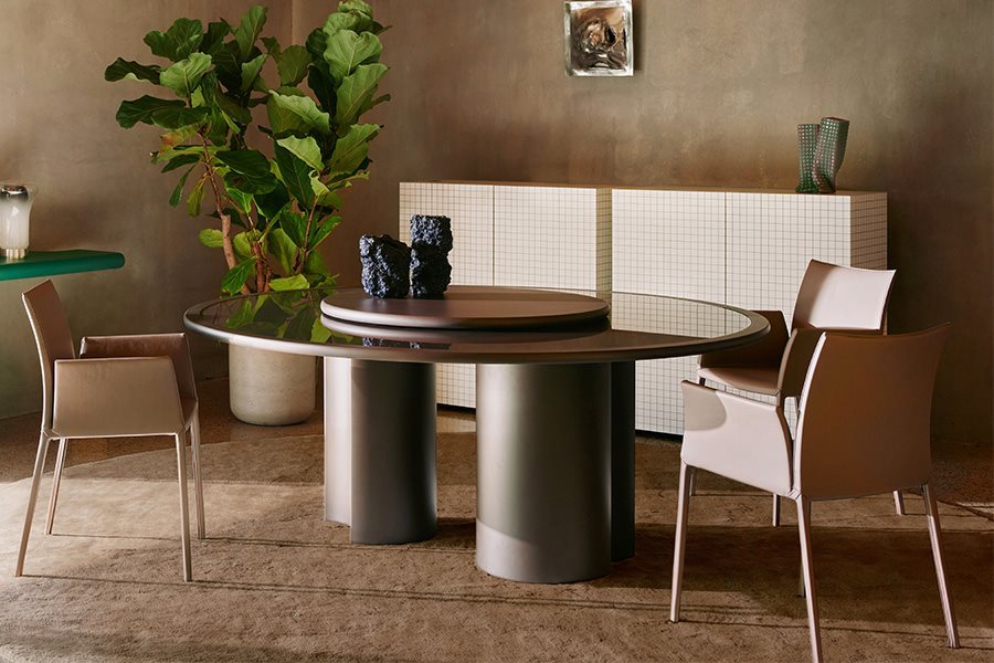 Chaise Lea 2083 de Roberto Barbieri - Zanotta, vue 4
