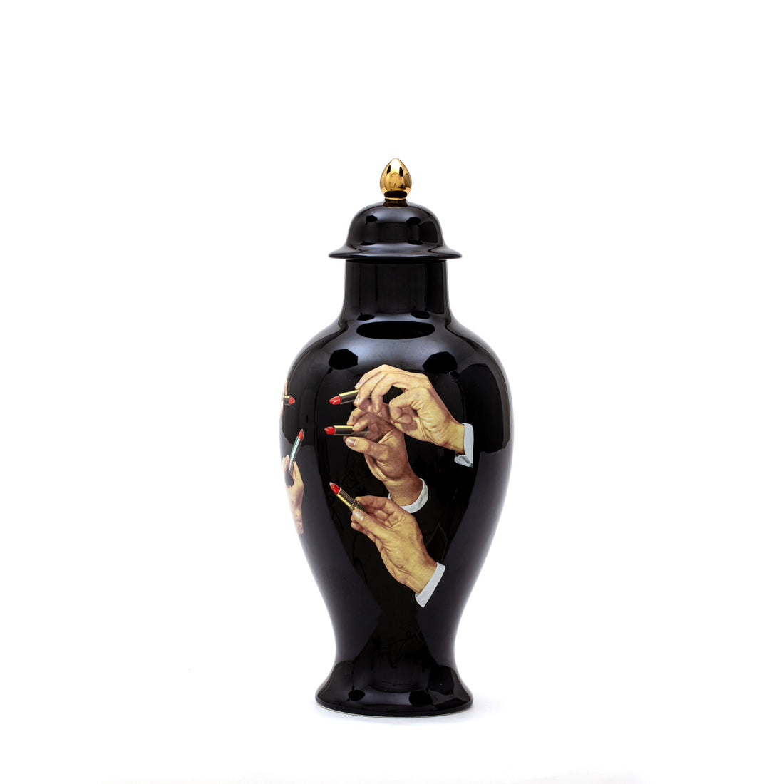 Vase Lipsticks Black de ToiletPaper - Seletti-vue 2-The Woods Gallery