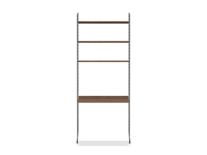 Espace de travail Workspace A - String Furniture-Noyer-Gris foncé-The Woods Gallery