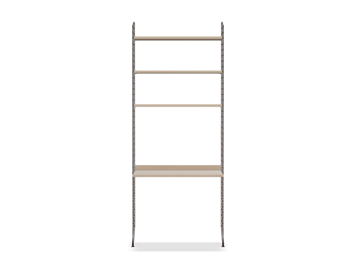 Espace de travail Workspace A - String Furniture-Frêne-Marron foncé-The Woods Gallery
