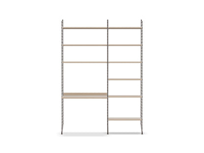 Espace de travail Workspace B - String Furniture-Frêne-Marron foncé-The Woods Gallery