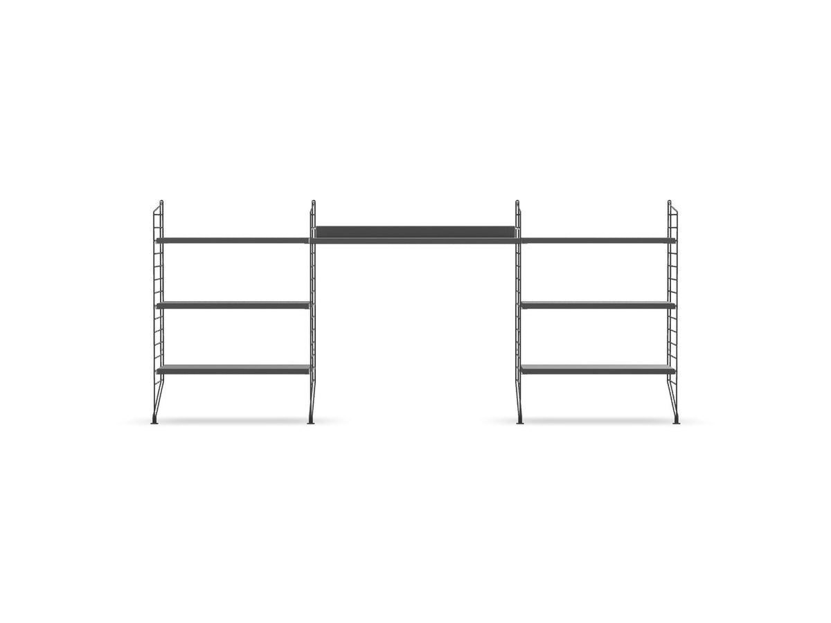 Espace de travail Workspace D - String Furniture-Gris foncé-Gris foncé-The Woods Gallery