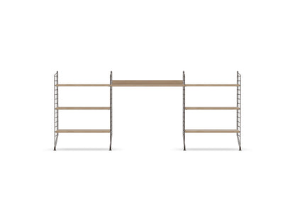 Espace de travail Workspace D - String Furniture-Chêne-Marron foncé-The Woods Gallery