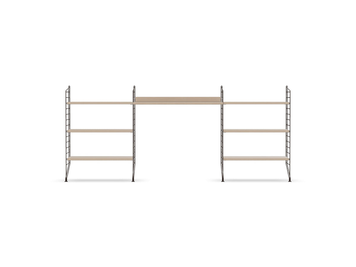 Espace de travail Workspace D - String Furniture-Frêne-Marron foncé-The Woods Gallery