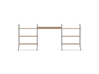 Espace de travail Workspace D - String Furniture-Chêne - Gris foncé-The Woods Gallery