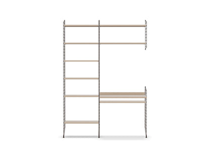 Espace de travail Workspace G - String Furniture-Frêne-Marron foncé-The Woods Gallery