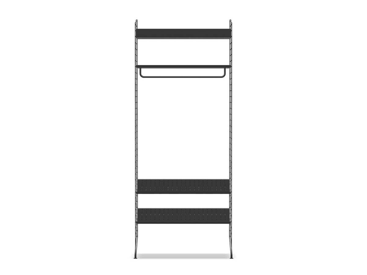 Pack Entrée Hallway L - String Furniture-Gris foncé-The Woods Gallery
