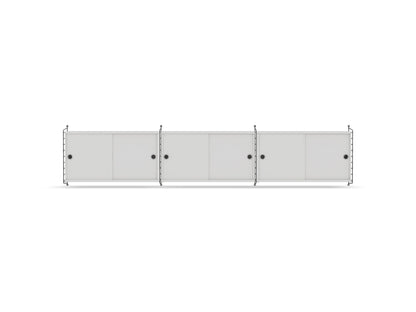 Ensemble de salon D - String Furniture-Blanc - Gris foncé-The Woods Gallery