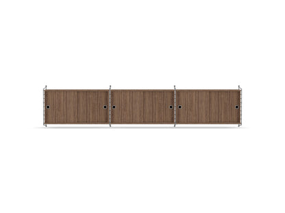 Ensemble de salon D - String Furniture-Gris foncé - Noyer-The Woods Gallery