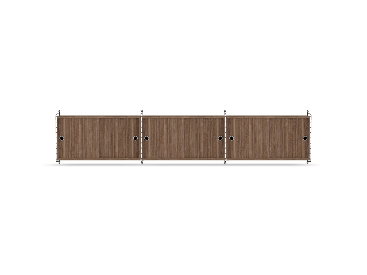 Ensemble de salon D - String Furniture-Marron foncé - Noyer-The Woods Gallery