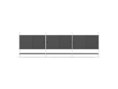 Ensemble de salon E - String Furniture-Blanc - Gris foncé-The Woods Gallery