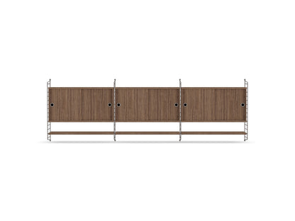 Ensemble de salon E - String Furniture-Marron foncé - Noyer-The Woods Gallery