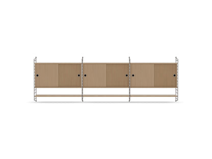 Ensemble de salon E - String Furniture-Marron foncé - Chêne-The Woods Gallery
