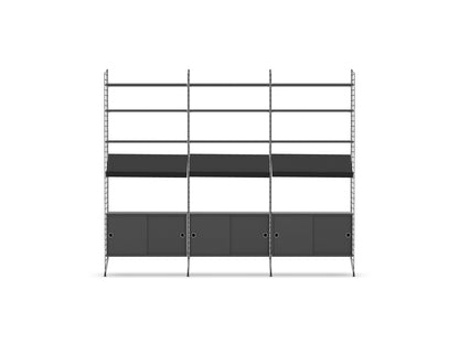 Ensemble de salon G - String Furniture-Gris foncé-The Woods Gallery