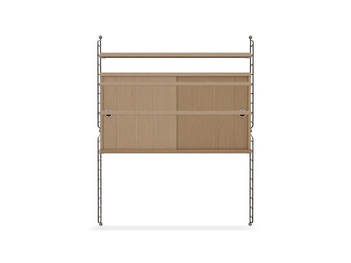 Ensemble de salon I - String Furniture-Marron foncé - Chêne-The Woods Gallery