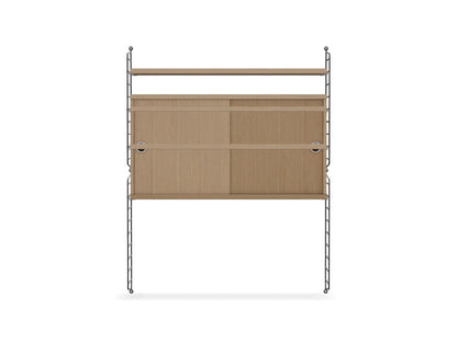 Ensemble de salon I - String Furniture-Gris foncé - Chêne-The Woods Gallery