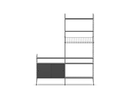 Ensemble de salon K - String Furniture-Gris foncé-The Woods Gallery