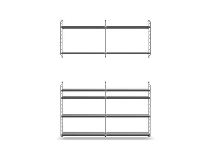 Ensemble de salon N - String Furniture-Gris foncé-The Woods Gallery