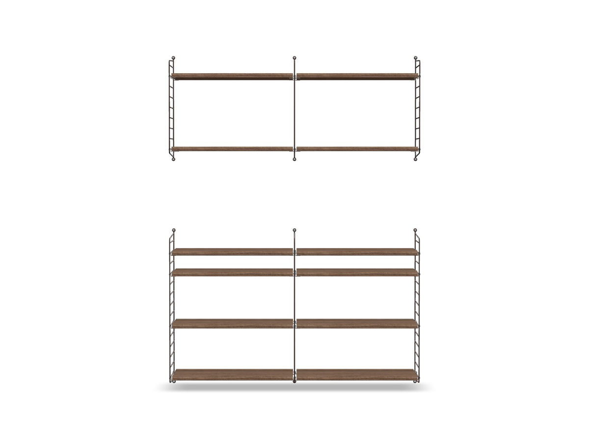 Ensemble de salon N - String Furniture-Marron foncé - Noyer-The Woods Gallery