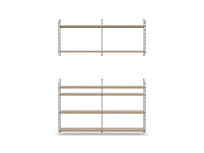 Ensemble de salon N - String Furniture-Marron foncé - Chêne-The Woods Gallery