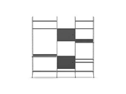 Ensemble de salon P - String Furniture-Gris foncé-The Woods Gallery