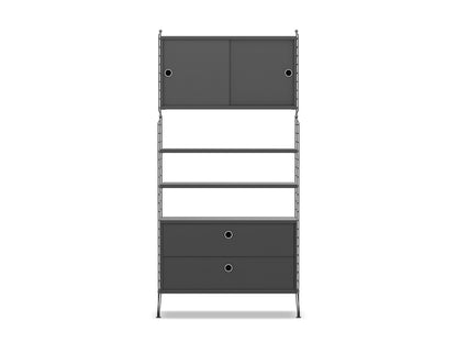 Ensemble de salon R - String Furniture-Gris foncé-The Woods Gallery
