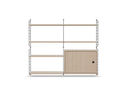 Ensemble de salon R - String Furniture-Gris foncé - Frêne-The Woods Gallery