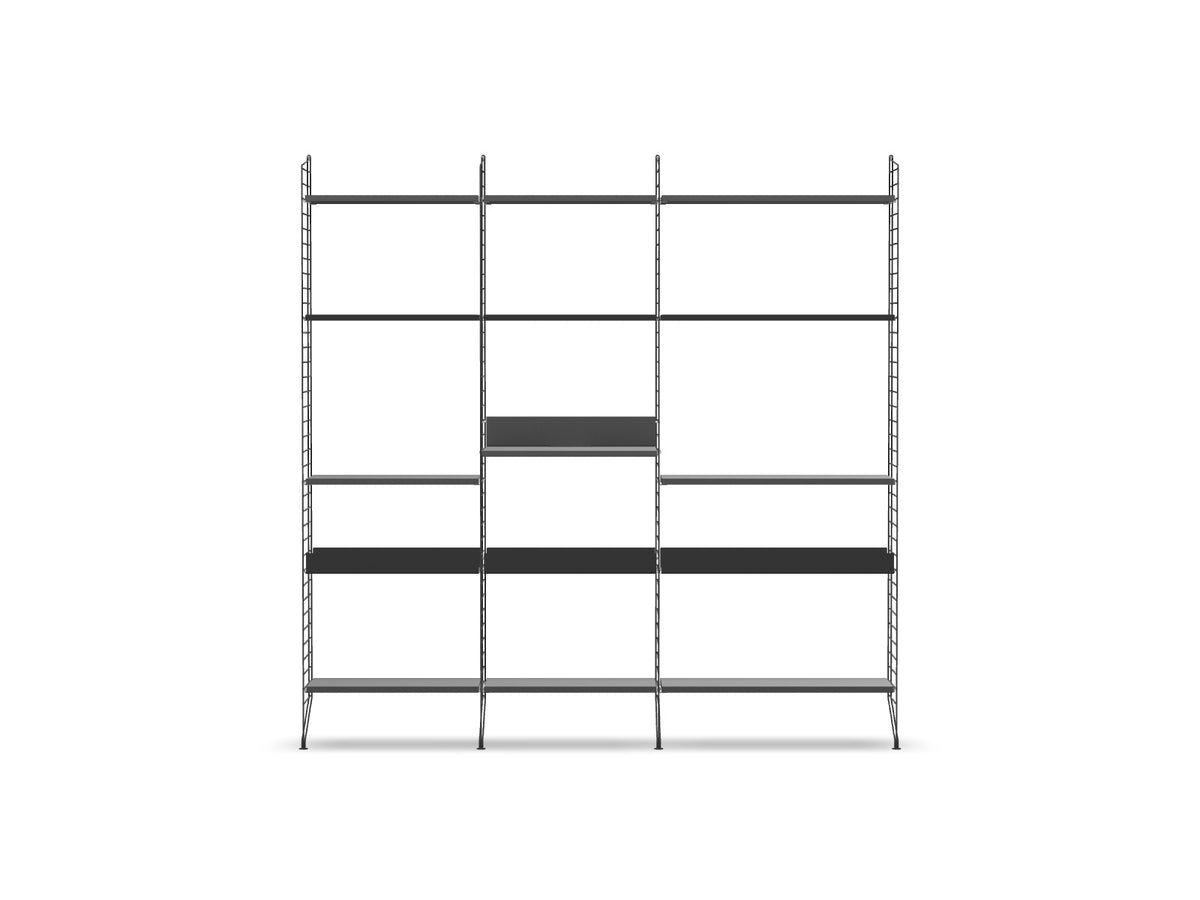 Ensemble de Cuisine L - String Furniture-Gris foncé-The Woods Gallery