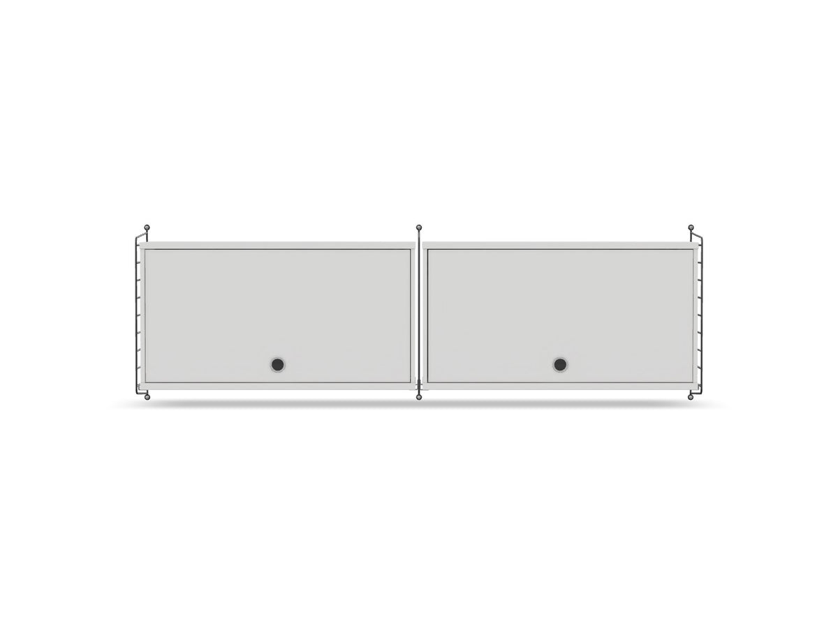 Ensemble de Cuisine N - String Furniture-Blanc - Gris foncé-The Woods Gallery
