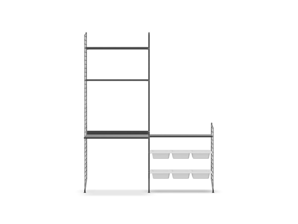 Ensemble Chambre d’enfant E - String Furniture-Gris foncé-The Woods Gallery