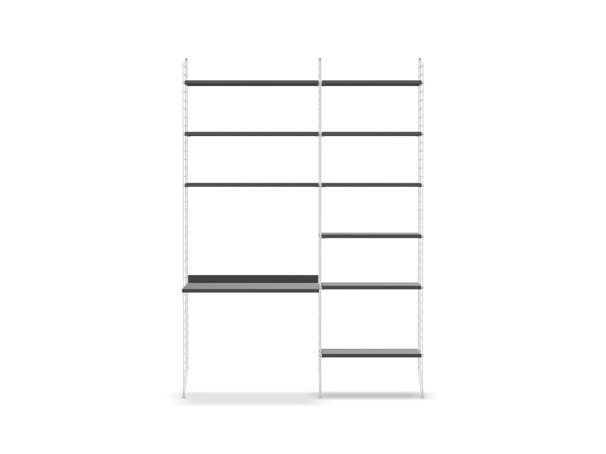 Ensemble Chambre d’enfant D - String Furniture-Blanc - Gris foncé-The Woods Gallery