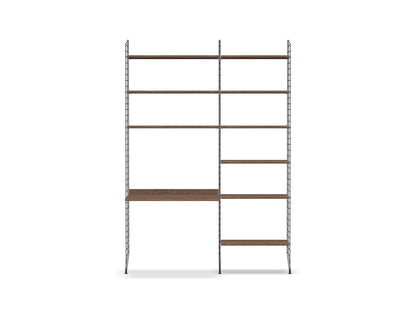 Ensemble Chambre d’enfant D - String Furniture-Gris foncé - Noyer-The Woods Gallery