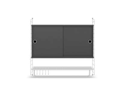 Ensemble de Chambre F - String Furniture-Blanc - Gris foncé-The Woods Gallery