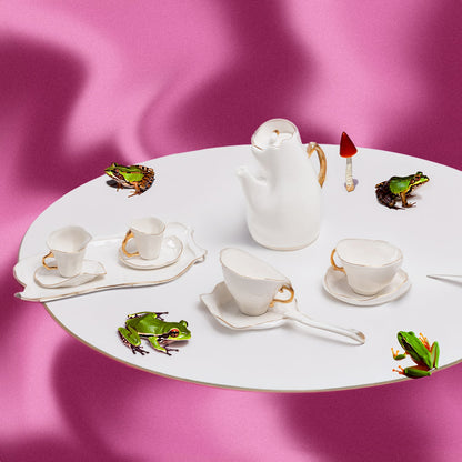 Plateau Meltdown en porcelaine de JordanLuca - Seletti-vue 3-The Woods Gallery
