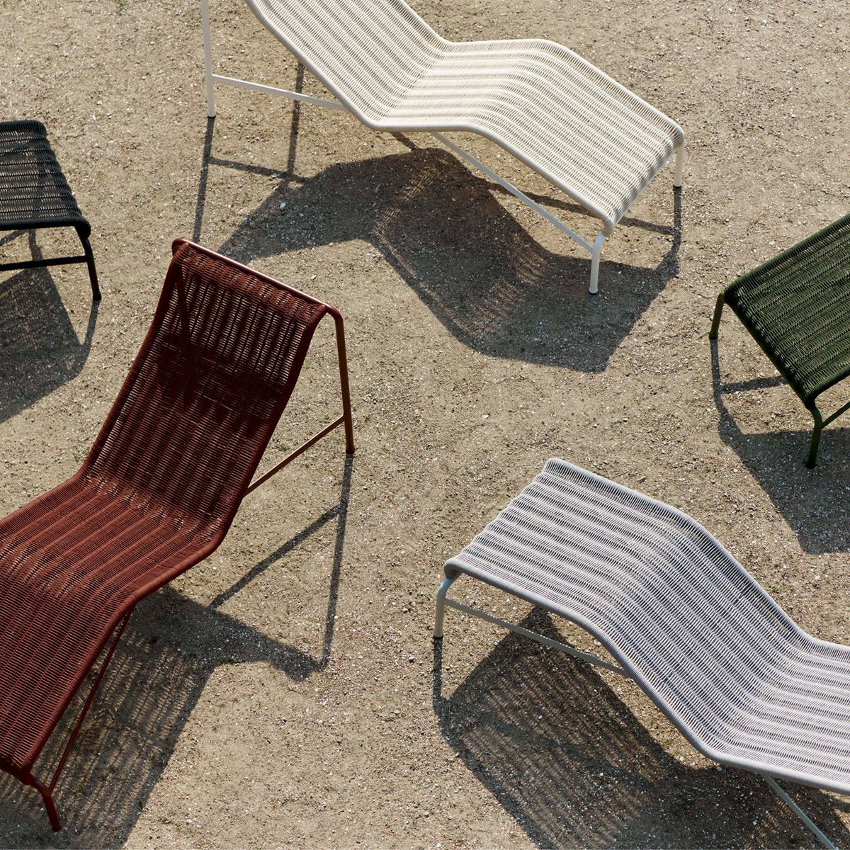 Chaise longue Palissade Cord - Hay-vue d’ambiance 3-The Woods Gallery