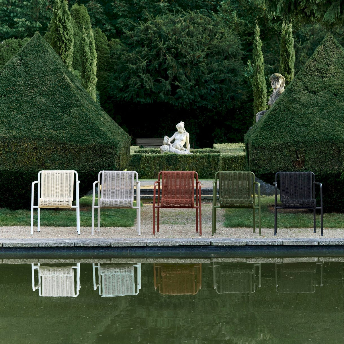 Fauteuil Dinning Palissade Cord - Hay-vue d’ambiance 2-The Woods Gallery