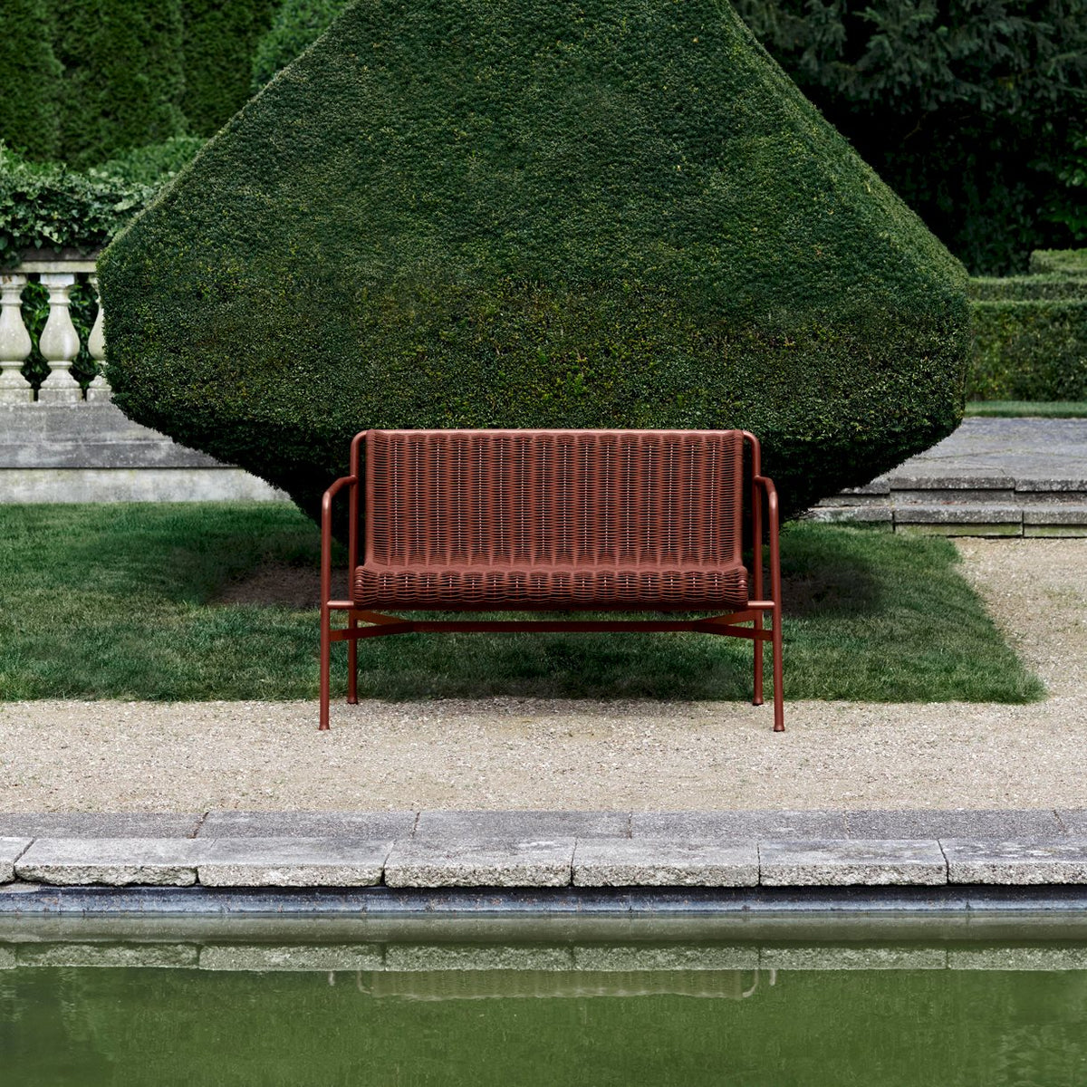 Banc de table Palissade Cord - Hay-vue d’ambiance-The Woods Gallery