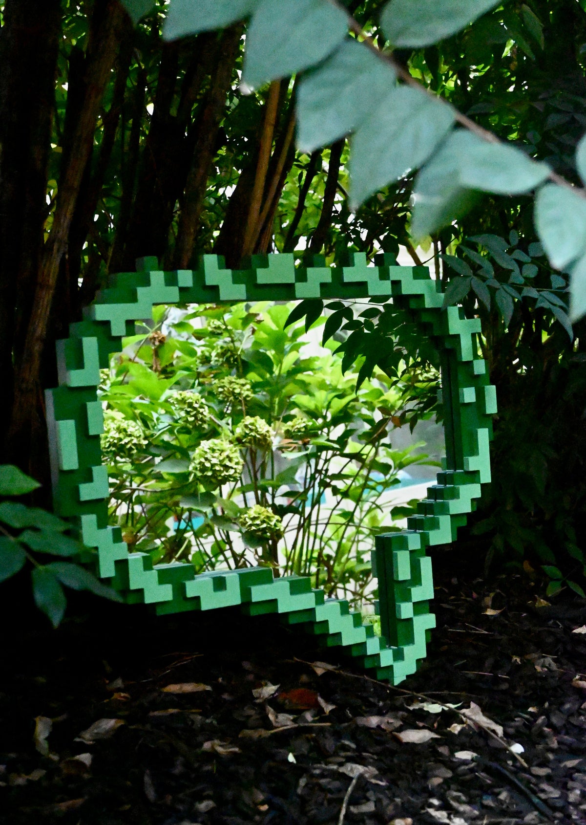 Miroir Pixel Mirror Message de Roberto Bruno - Seletti-vue 7-The Woods Gallery