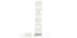 Lampadaire Wax, Stone, Light de Linde Freya Tangelder - Cassina-vue de face, trois blocs de verre blanc-Cassina