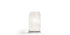 Lampe à poser Wax, Stone, Light de Linde Freya Tangelder - Cassina-bloc translucide lumineux posé sur un socle chromé-Cassina