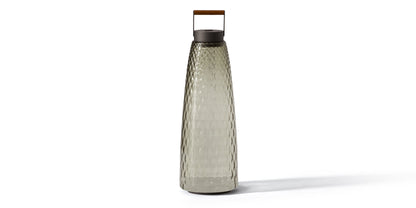 Lampe portable Singapore Sling Outdoor - Cassina-vue de face, verre fumé losangé-Cassina