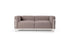 Canapé 3 Grand Confort (LC3) grand modèle, Outdoor - Cassina-vue de face, canapé deux places mauve-Cassina